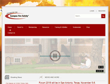 Tablet Screenshot of campusfiresafety.org